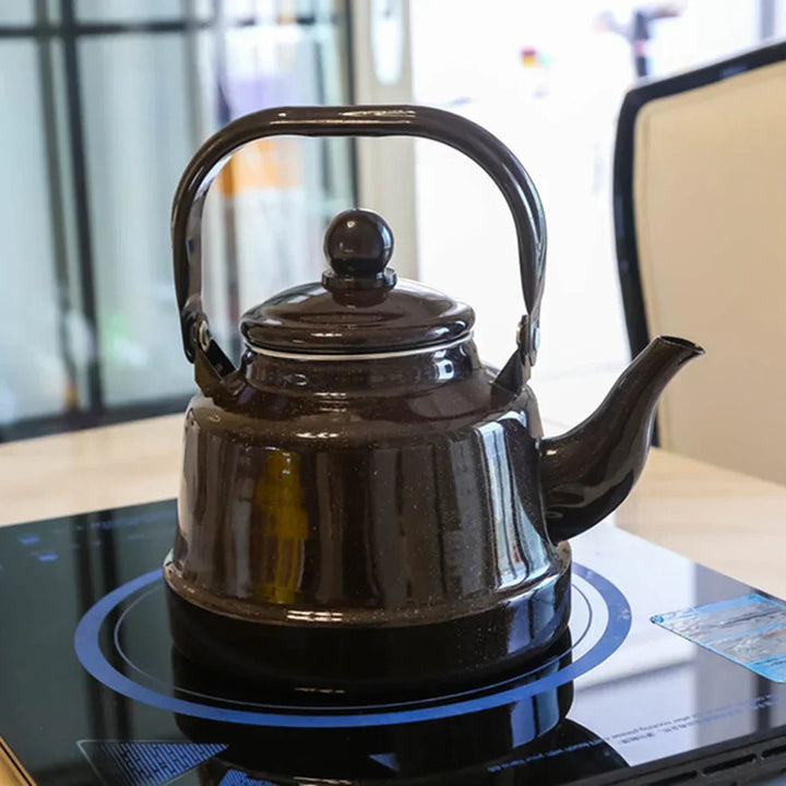 Black Enamel Kettle