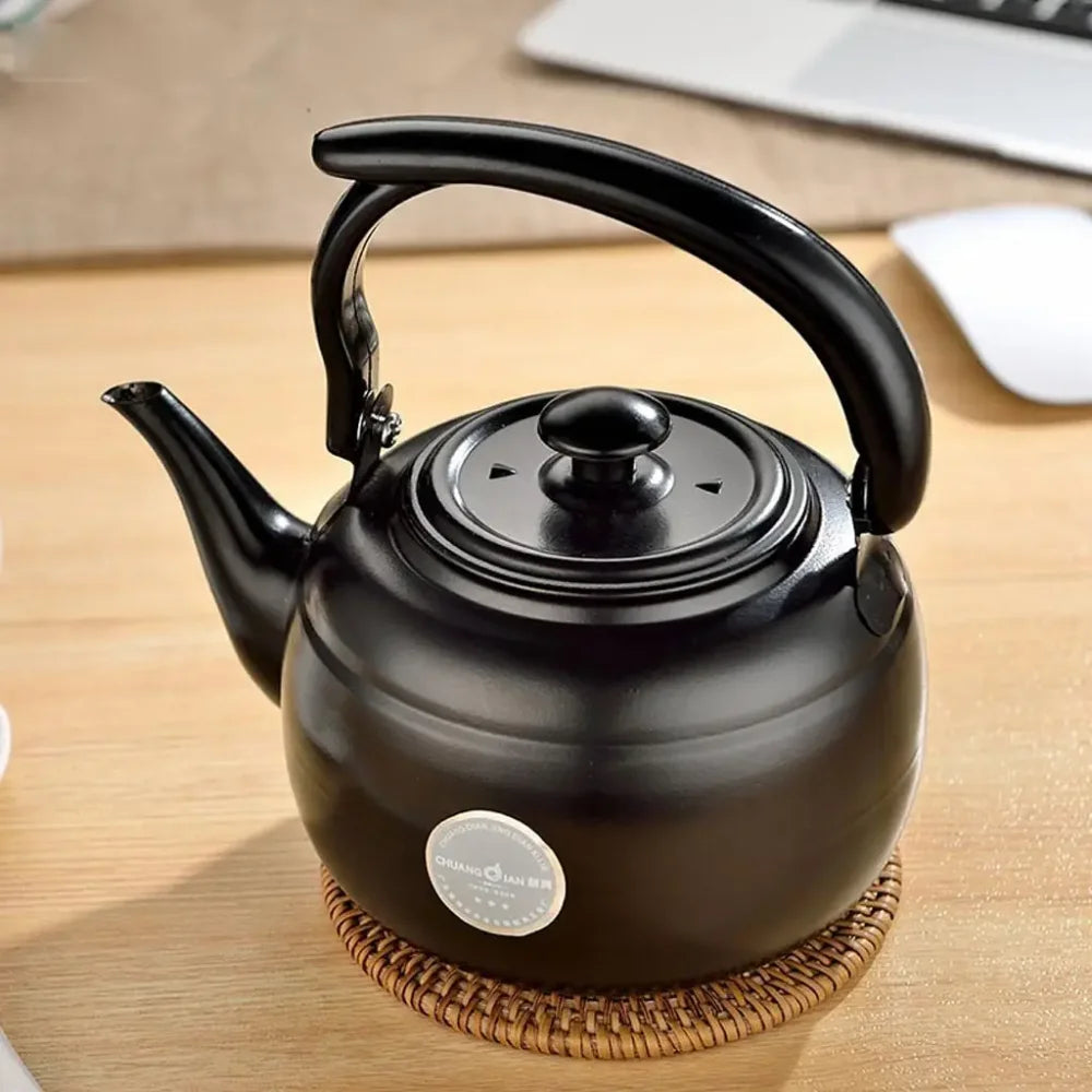 Black Stainless Steel Teapots