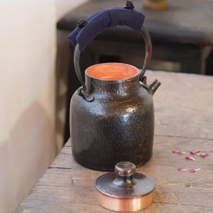 Black Vintage Tea Kettle