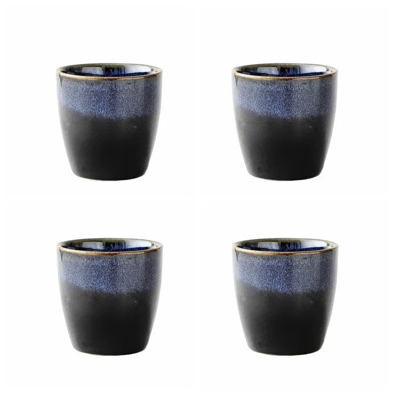 Blue Teapot Set - 4 cups