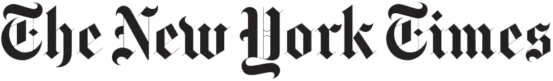 Classic Gothic-style masthead logo of The New York Times newspaper.